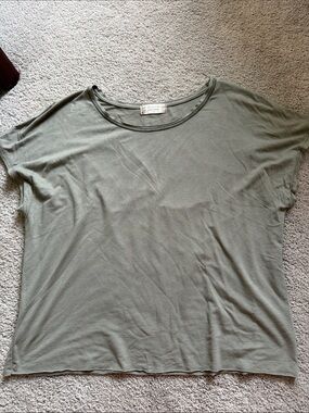 Altar'd State Olive Green Short Sleeve Women's Tee